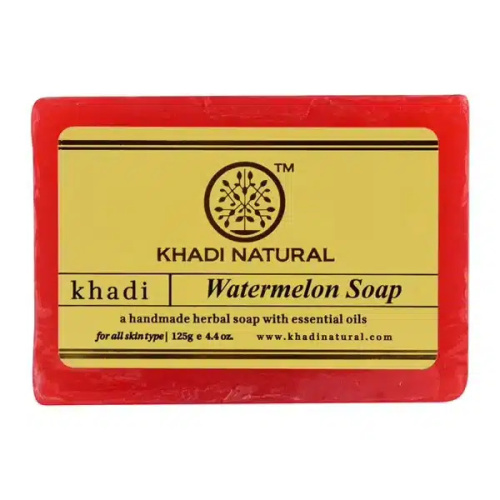 Мыло Арбуз, ручная работа (Watermelon handmade soap), 125 гр Khadi Natural